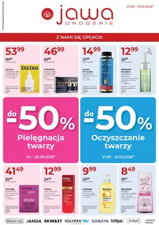 Katalog Jawa Drogerie w: Sulejówek | Termin obowiązywania oferty: 03.09 - 01.10.2026 | 2026-09-03T00:00:00.000Z - 2026-10-01T00:00:00.000Z