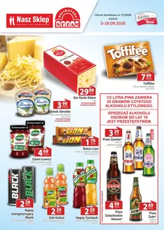 Katalog Nasz Sklep w: Burzenin | Aktualne promocje specjalne | 2026-09-03T00:00:00.000Z - 2026-09-16T00:00:00.000Z