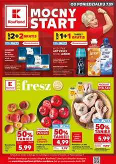 Katalog Kaufland w: Ornontowice | Kaufland Mocny Start ważne do 9.09 | 2026-09-07T00:00:00.000Z - 2026-09-09T00:00:00.000Z