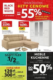 Katalog Black Red White w: Gorlice | Wrześniowe hity cenowe do -55 na setki mebli i dodatków | 2026-09-07T00:00:00.000Z - 2026-09-23T00:00:00.000Z