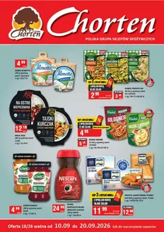 Katalog Chorten w: Garwolin | GAZETKA MAŁA 18 | 2026-09-10T00:00:00.000Z - 2026-09-20T00:00:00.000Z