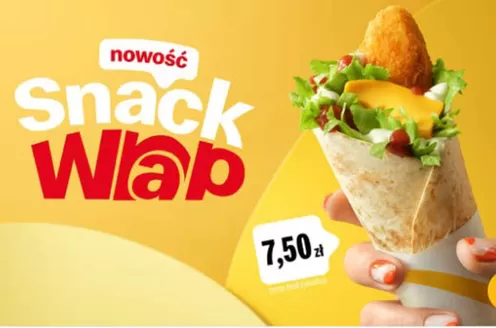 Katalog McDonald's | Nowość Snack Wap | 2026-09-08T00:00:00.000Z - 2026-09-27T00:00:00.000Z