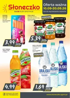 Katalog Słoneczko | Sloneczko gazetka | 2026-09-10T00:00:00.000Z - 2026-09-20T00:00:00.000Z