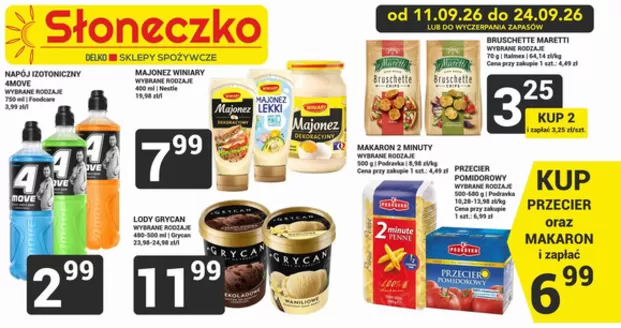 Katalog Słoneczko | Aktualne promocje specjalne | 2026-09-11T00:00:00.000Z - 2026-09-24T00:00:00.000Z
