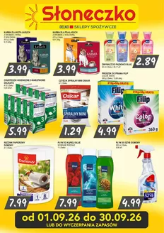 Katalog Słoneczko | Najlepsze oferty dla wszystkich łowców okazji | 2026-09-01T00:00:00.000Z - 2026-09-30T00:00:00.000Z
