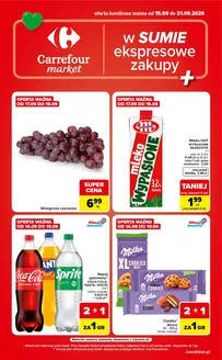Katalog Carrefour Market w: Kamieniec Wrocławski | Gazetka Market w SUMIE ekspresowe zakupy | 2026-09-14T00:00:00.000Z - 2026-09-21T00:00:00.000Z
