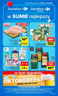 Katalog Carrefour w: Kamieniec Wrocławski | Gazetka Carrefour Market w SUMIE najlpeszy od poniedziałku | 2026-09-13T00:00:00.000Z - 2026-09-19T00:00:00.000Z