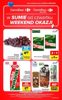 Katalog Carrefour w: Kamieniec Wrocławski | Gazetka Carrefour Market w SUMIE od czwartku WEEKEND OKAZJI | 2026-09-16T00:00:00.000Z - 2026-09-19T00:00:00.000Z