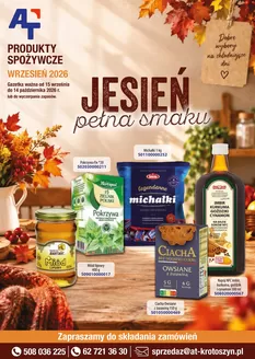 Katalog AT w: Śmigiel | gazetka spozywcza wrzesien 2026 skompresowany | 2026-09-15T00:00:00.000Z - 2026-10-14T00:00:00.000Z
