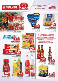 Katalog Nasz Sklep w: Kartuzy | Nasze najlepsze okazje | 2026-09-17T00:00:00.000Z - 2026-09-30T00:00:00.000Z