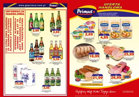 Katalog Primus w: Ożarów Mazowiecki | Plakat1 | 2026-09-22T00:00:00.000Z - 2026-10-03T00:00:00.000Z