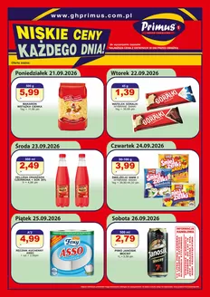 Katalog Primus w: Ożarów Mazowiecki | Plakat2 | 2026-09-21T00:00:00.000Z - 2026-09-26T00:00:00.000Z