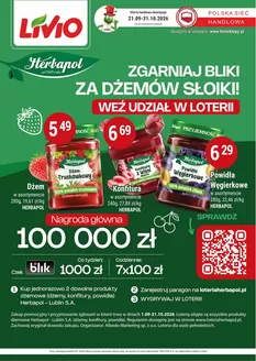 Katalog Livio w: Połaniec | Livio gazetka | 2026-09-01T00:00:00.000Z - 2026-10-31T00:00:00.000Z