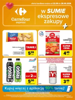 Katalog Carrefour Express | Gazetka Express w SUMIE ekspresowe zakupy | 2026-09-21T00:00:00.000Z - 2026-09-28T00:00:00.000Z