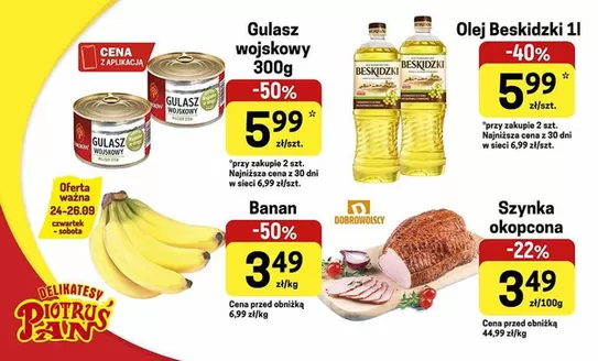 Katalog Delikatesy Piotruś Pan | Najlepsze oferty dla oszczędnych | 2026-09-24T00:00:00.000Z - 2026-09-26T00:00:00.000Z
