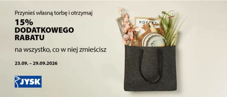 Katalog JYSK | JYSK gazetka | 2026-09-23T00:00:00.000Z - 2026-09-29T00:00:00.000Z
