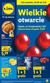 Katalog Lidl w: Lublin | Nowe otwarcie Lidla - Opole | 2026-09-24T00:00:00.000Z - 2026-10-03T00:00:00.000Z