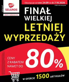 Katalog Selgros w: Gdańsk | Totalna Wyprzedaż | 2026-09-24T00:00:00.000Z - 2026-10-07T00:00:00.000Z