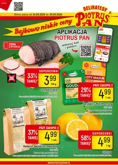 Katalog Delikatesy Piotruś Pan | Detal 26 2026 www | 2026-09-24T00:00:00.000Z - 2026-09-29T00:00:00.000Z