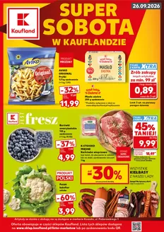 Katalog Kaufland | Kaufland Super Sobota ważne 26.09 | 2026-09-26T00:00:00.000Z - 2026-09-26T00:00:00.000Z