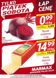 Katalog Marmax | Tylko w piątek i sobotę łapcie nasze weekendowe okazje  | 2026-09-25T00:00:00.000Z - 2026-09-26T00:00:00.000Z