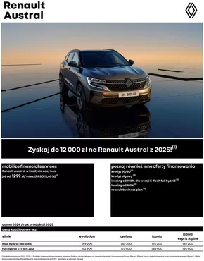 Katalog Renault w: Częstochowa | Najlepsze oferty i rabaty | 2025-04-08T00:00:00.000Z - 2026-04-08T00:00:00.000Z