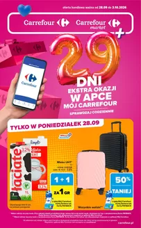 Katalog Carrefour | Gazetka Carrefour Market codziennie EXTRA OKAZJE | 2026-09-27T00:00:00.000Z - 2026-10-03T00:00:00.000Z