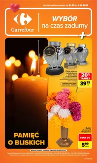 Katalog Carrefour | Gazetka Carrefour WYBÓR na czas zadumy | 2026-09-20T00:00:00.000Z - 2026-10-03T00:00:00.000Z