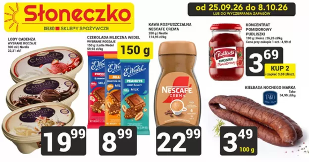 Katalog Słoneczko | Świetna oferta dla łowców okazji | 2026-09-25T00:00:00.000Z - 2026-10-08T00:00:00.000Z