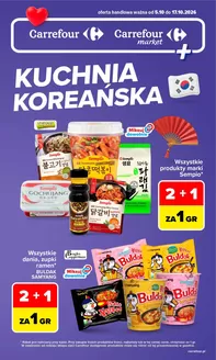 Katalog Carrefour w: Komprachcice | Gazetka Carrefour Market kuchnia koreańska | 2026-10-04T00:00:00.000Z - 2026-10-17T00:00:00.000Z