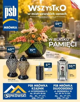 Katalog PSB Mrówka w: Różan | Mrówka gazetka | 2026-10-08T00:00:00.000Z - 2026-10-17T00:00:00.000Z