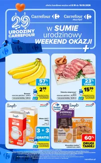 Katalog Carrefour w: Kartuzy | Gazetka Carrefour Market w SUMIE urodzinowy WEEKEND OKAZJI | 2026-10-07T00:00:00.000Z - 2026-10-10T00:00:00.000Z