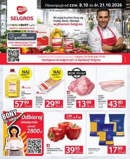 Katalog Selgros | Oferta dla gastronomii | 2026-10-08T00:00:00.000Z - 2026-10-21T00:00:00.000Z