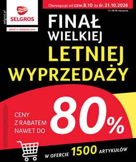 Katalog Selgros w: Miasteczko Śląskie | Totalna Wyprzedaż | 2026-10-08T00:00:00.000Z - 2026-10-21T00:00:00.000Z