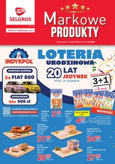 Katalog Selgros w: Miasteczko Śląskie | Katalog Markowe Produkty | 2026-09-07T00:00:00.000Z - 2026-10-31T00:00:00.000Z