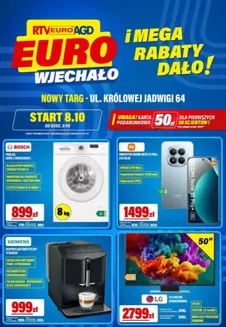 Katalog RTV Euro AGD w: Nieszawa | Mega rabaty dało! | 2026-10-09T00:00:00.000Z - 2026-10-10T00:00:00.000Z