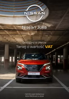 Katalog Nissan | Juke cennik | 2026-10-16T00:00:00.000Z - 2026-10-30T00:00:00.000Z
