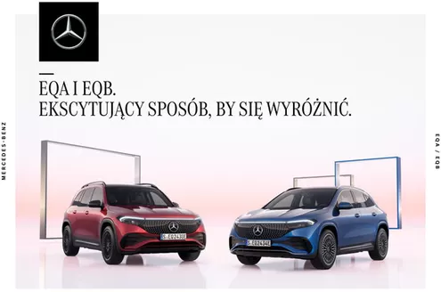 Katalog Mercedes-Benz | Mercedes‑Benz EQA i EQB. | 2026-10-19T00:00:00.000Z - 2027-03-31T00:00:00.000Z