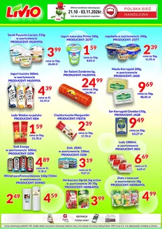 Katalog Livio w: Nowy Tomyśl | Ekskluzywne okazje | 2026-10-21T00:00:00.000Z - 2026-11-03T00:00:00.000Z