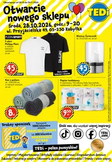 Katalog TEDi | Otwarcie Tedi w Kobyłce | 2026-10-28T00:00:00.000Z - 2026-11-04T00:00:00.000Z