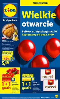 Katalog Lidl | Nowe otwarcie Lidla - Bolków | 2026-10-29T00:00:00.000Z - 2026-11-07T00:00:00.000Z