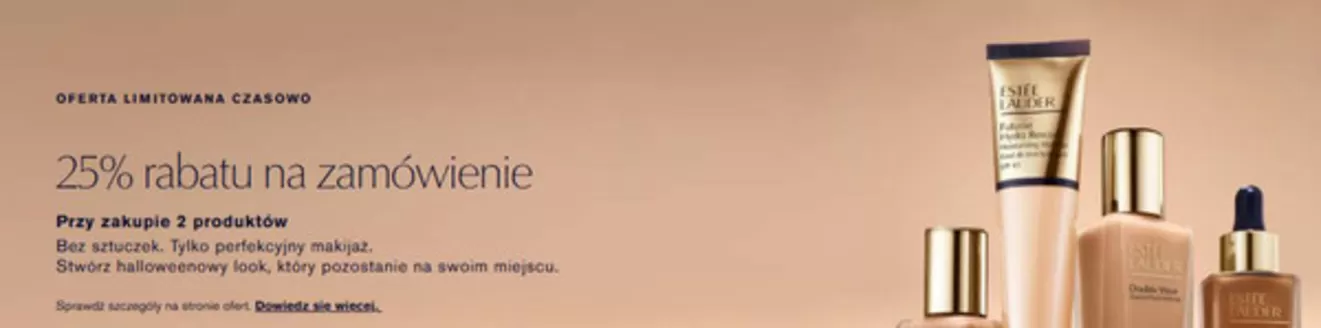 Katalog Estee Lauder | 25 % rabatu | 2026-10-28T00:00:00.000Z - 2026-11-16T00:00:00.000Z