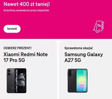 Katalog T-Mobile | Nawet 400 zł taniej! | 2026-10-29T00:00:00.000Z - 2026-11-15T00:00:00.000Z