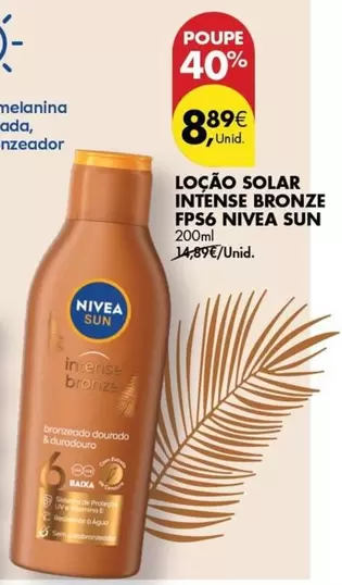 Nivea - Locao Solar Intense Bronze FPS6 Sun