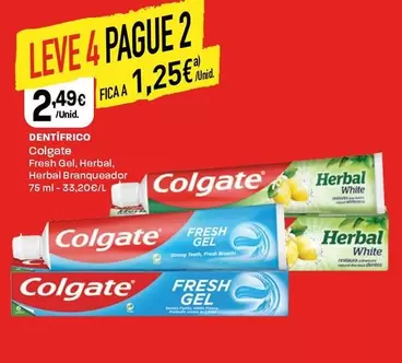 Oferta de Colgate - Dentífrico em Intermarché