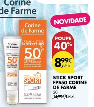 Porsi - Stick Sport FPS50 De Farme
