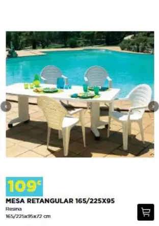 Mesa Retangular 165/225x95