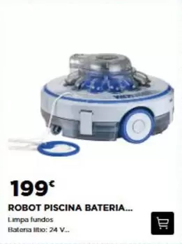 Robot Piscina Bateria