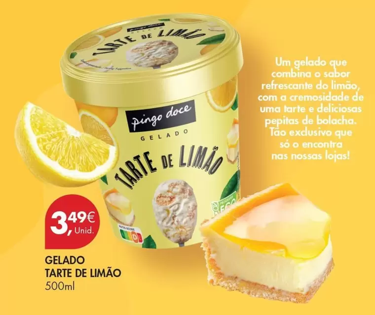 pingo doce - Gelado Tarte De Limão
