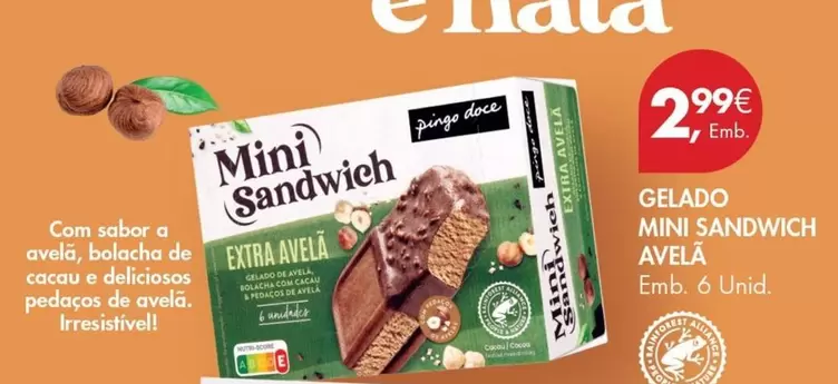 Mini - Gelado  Sandwich